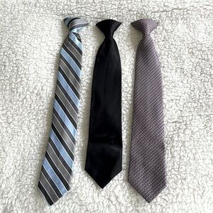 Bundle of 3 Clip on Ties